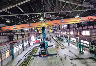 クレーンガーターレール交換工事3